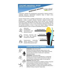 r. 44-47 - Wkładki do butów sneakers Coccine Universal Sport