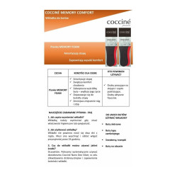 r.45 - Wkładki do butów Memory Comfort Coccine
