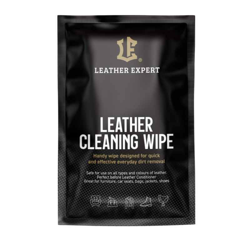 Leather Cleaning Wipe chusteczka do czyszczenia skóry gładkich 1 szt. Leather Expert LE-19-WCL