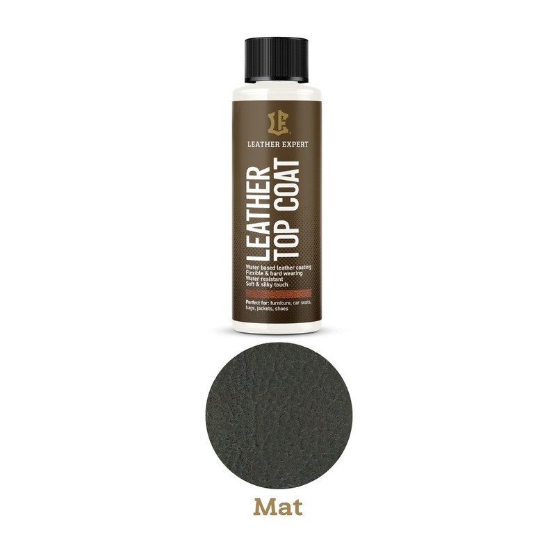 Top Coat Matt lakier bezbarwny do skóry 500ml mat LE-17-TCM500