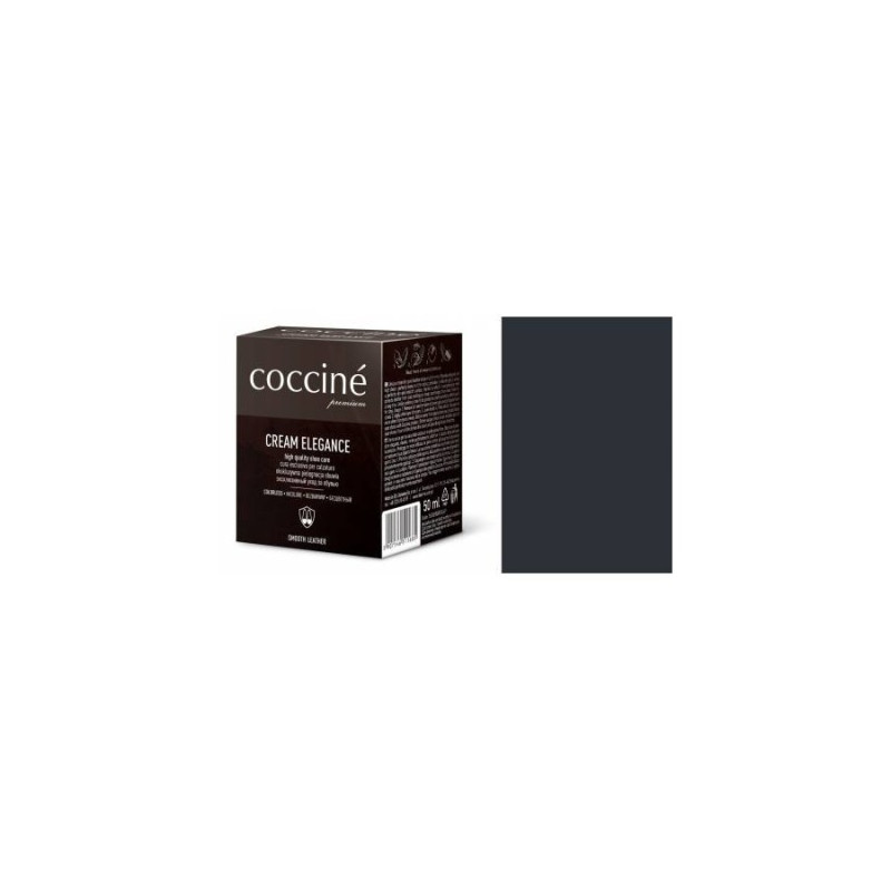Pasta do butów krem do skóry gładkiej Cream Elegance ciemny szary 50 ml