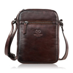 Saszetka męska skórzana na...