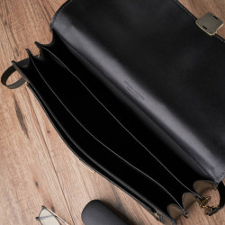 Ekskluzywna skórzana teczka męska Paolo Peruzzi N03-BL