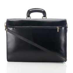 Ekskluzywna skórzana teczka męska aktówka N04-BL