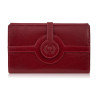 Portfel damski skórzany czerwony duży w orientacji poziomej z RFID Paolo Peruzzi T-134-RD
