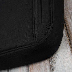 Torba na laptopa czarna unisex materiałowa lekka do ręki na ramię AS-02-BL