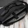 Torba na laptopa czarna unisex materiałowa lekka do ręki na ramię AS-02-BL