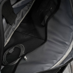 Torba na laptopa czarna unisex materiałowa lekka do ręki na ramię AS-02-BL