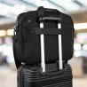 Torba na laptopa czarna unisex materiałowa lekka do ręki na ramię AS-02-BL
