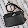 Torebka damska skórzana listonoszka na ramię czarna Paolo Peruzzi AY-20-BL