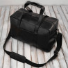 Torba podróżna męska skórzana duża pojemna czarna SL-10-BL
