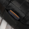 Torba podróżna męska skórzana duża pojemna czarna SL-10-BL