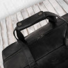 Torba podróżna męska skórzana duża pojemna czarna SL-10-BL