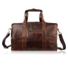 Torba podróżna męska skórzana duża pojemna koniakowa SL-10-CG