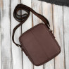 Listonoszka saszetka męska skórzana na ramię brązowa Paolo Peruzzi AY-27-BR