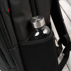 Plecak na laptopa podróżny do biura wielofunkcyjny czarny Paolo Peruzzi AS-03-BL