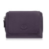 Portfel damski skórzany fioletowy duży w orientacji poziomej z RFID Paolo Peruzzi SL-07-VI
