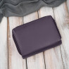 Portfel damski skórzany fioletowy duży w orientacji poziomej z RFID Paolo Peruzzi SL-07-VI