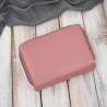 Portfel damski skórzany różowy duży w orientacji poziomej z RFID Paolo Peruzzi SL-07-PI