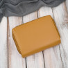 Portfel damski skórzany żółty duży w orientacji poziomej z RFID Paolo Peruzzi SL-07-MNG