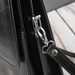 Aktówka męska skórzana Paolo Peruzzi do ręki i na ramię S-41-BL