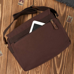 Torba męska na ramię vintage Paolo Peruzzi T-17-BR