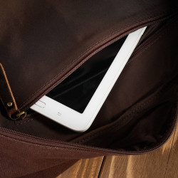 Torba męska na ramię vintage Paolo Peruzzi T-17-BR