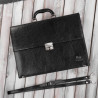 Aktówka męska skórzana do ręki i na ramię elegancka czarna Paolo Peruzzi S-43-BL