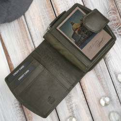 Portfel damski skórzany mała portmonetka RFID Paolo Peruzii AL-24-GB