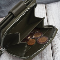 Portfel damski skórzany mała portmonetka RFID Paolo Peruzii AL-24-GB