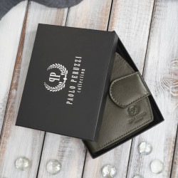 Portfel damski skórzany mała portmonetka RFID Paolo Peruzii AL-24-GB