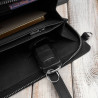 Saszetka męska skórzana do ręki elegancka czarna Paolo Peruzzi AL-26-BL