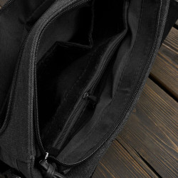 Torba męska na ramię messenger ze skóry syntetycznej SP-07-BL