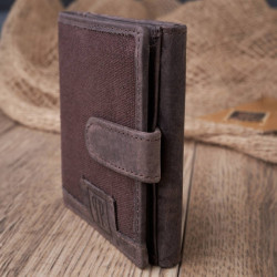 Portfel męski skórzany z ochroną RFID Paolo Peruzzi T-04-BR