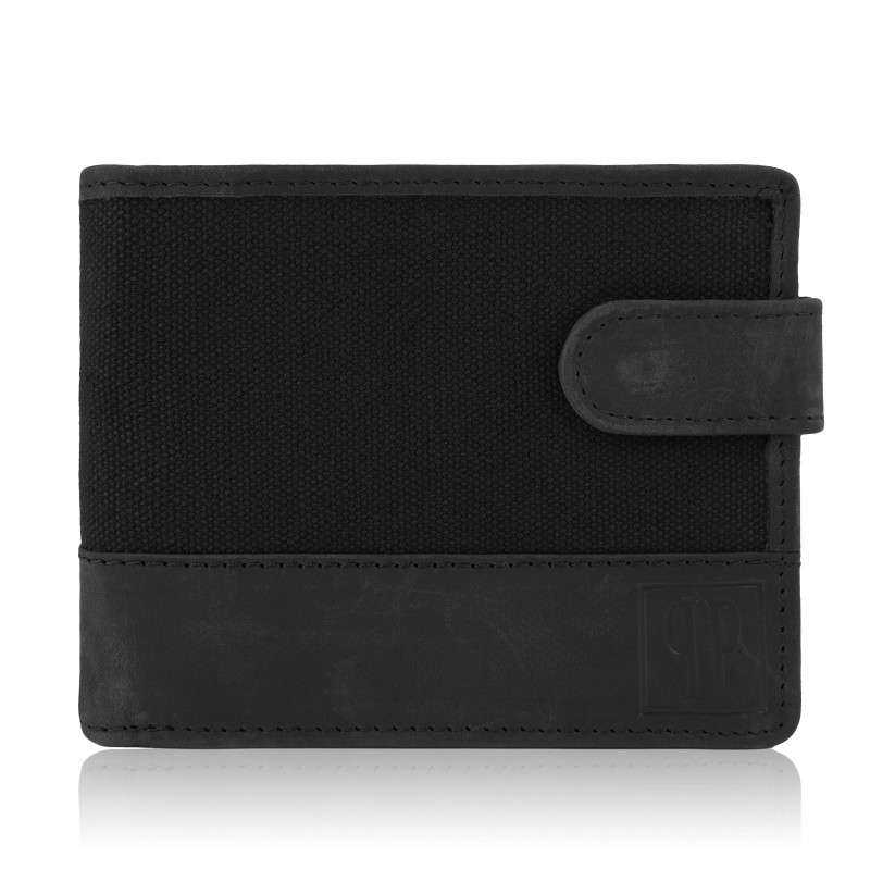 Portfel męski skórzany z ochroną RFID Paolo Peruzzi T-03-BL