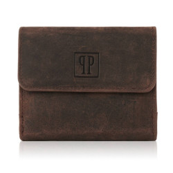 Zestaw prezentowy dla niej ZUP-100-BR plecak skórzany T-16-BR portfel damski skórzany T-11-BR brelok do kluczy T-87-HBR