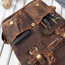 Plecak damski skórzany Paolo Peruzzi T-16-BR