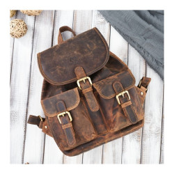 Zestaw prezentowy plecaczek damski i portfel damski Paolo Peruzzi ZUP-26-BR