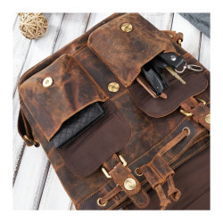 Zestaw prezentowy plecaczek damski i portfel damski Paolo Peruzzi ZUP-26-BR