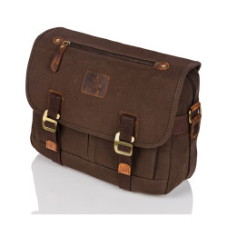 Zestaw męski torba męska na ramię vintage T-17 portfel męski T-03 Paolo Peruzzi ZUP-18-BR