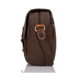 Zestaw męski torba męska na ramię vintage T-17 portfel męski T-03 Paolo Peruzzi ZUP-18-BR