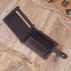 Zestaw męski torba męska na ramię vintage T-17 portfel męski T-03 Paolo Peruzzi ZUP-18-BR