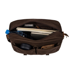 Zestaw męski torba męska na ramię vintage T-17 portfel męski T-02 Paolo Peruzzi ZUP-17-BR