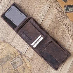 Zestaw męski torba męska na ramię vintage T-17 portfel męski T-02 Paolo Peruzzi ZUP-17-BR