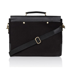 Zestaw Paolo Peruzzi: portfel męski T-03+torba męska T-07 ZUP-07-BL