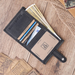 Zestaw Paolo Peruzzi: portfel męski T-04 + torba męska T-07 ZUP-06-BL