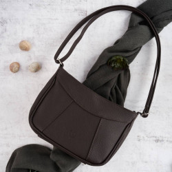 Skórzana torebka damska na ramię Paolo Peruzzi Z-54-BR