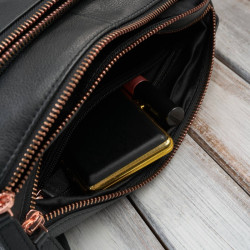 Torebka damska na ramię skórzana czarna klasyczna miejska pojemna Paolo Peruzzi AY-22-BLRG