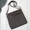 Torebka damska skórzana na ramię ciemnobrązowa listonoszka klasyczna pojemna Paolo Peruzzi AY-19-DBR