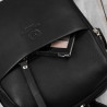 Plecak damski skórzany miejski mały czarny elegancki Paolo Peruzzi AY-26-BL